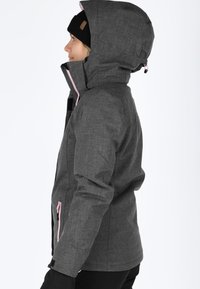 Swedemount CERVINIA - Snowboardjacka - charcoal melange lt pink