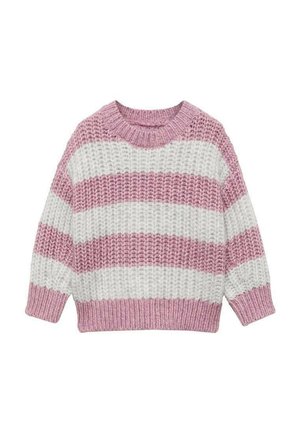 Striktrøje - pink