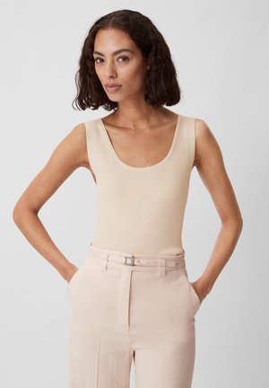 comma HAUT MÉLANGÉE - Top - beige