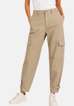 PLEASE, PANTALONI CARGO DONNA BEIGE PLEASE - Pantaloni cargo - beige