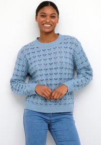 Kaffe - ELENA - Strickpullover - faded denim Thumbnail-Bild 1