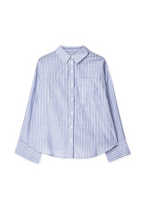 NA-KD, STRIPE - Nööpidega pluus - blue white stripe