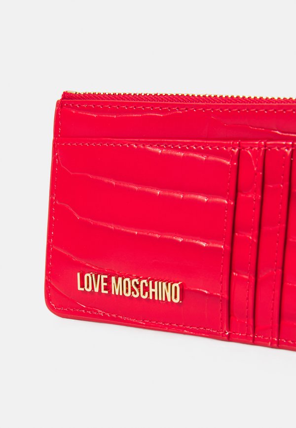 SHINY CROCO - Wallet - rosso2