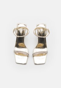 Simmi London VEENO - High heeled sandals - gold mirror
