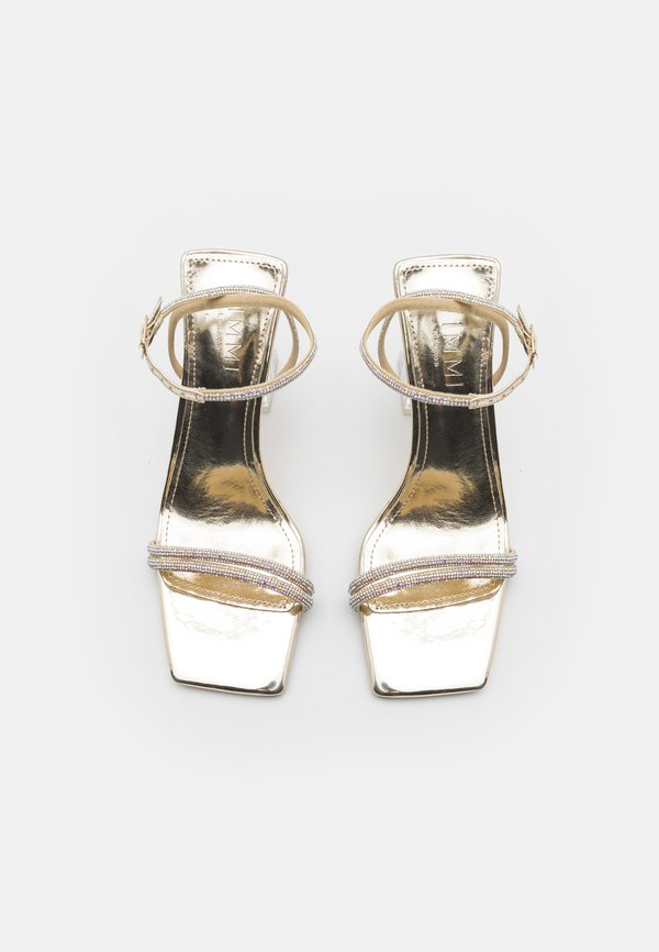 VEENO - High heeled sandals - gold mirror2