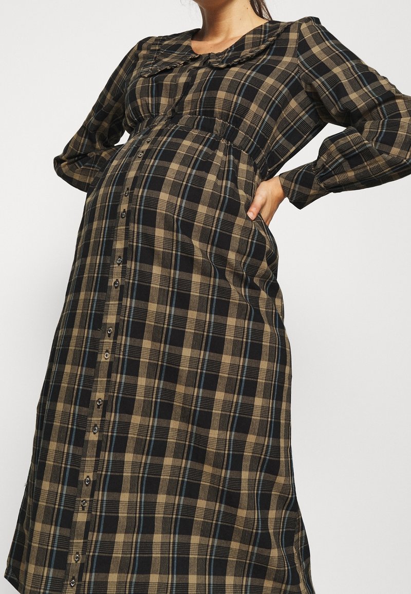 ONLY MATERNITY Day dress - brown - (Pre-owned) - Zalando.ie