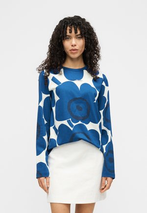 EFEKTI UNIKKO KIOSKI - Top s dlhým rukávom - light green/navy