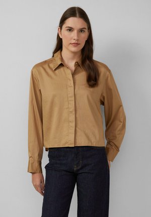 VERKÜRZTE MIT VERDECKTER KNOPFLEISTE - Camicia - sandstein