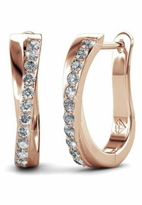 CRISS - Orecchini - couleur or rose / cristal