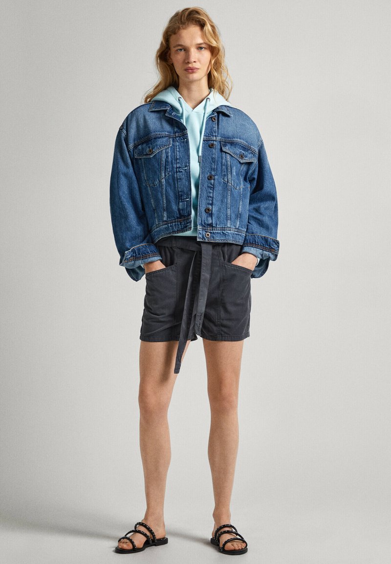 Pepe Jeans Jeansshort grijs