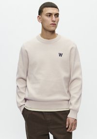 DOUBLE A BY W.W. CURT CREW NECK - Jumper - moonstruck