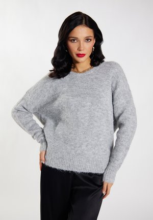 faina CASPIO - Strickpullover - hellgrau melange