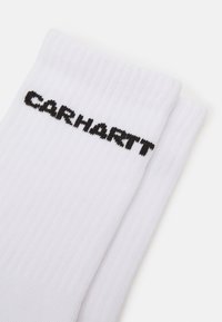 Carhartt WIP LINK SOCKS - Κάλτσες - white/black