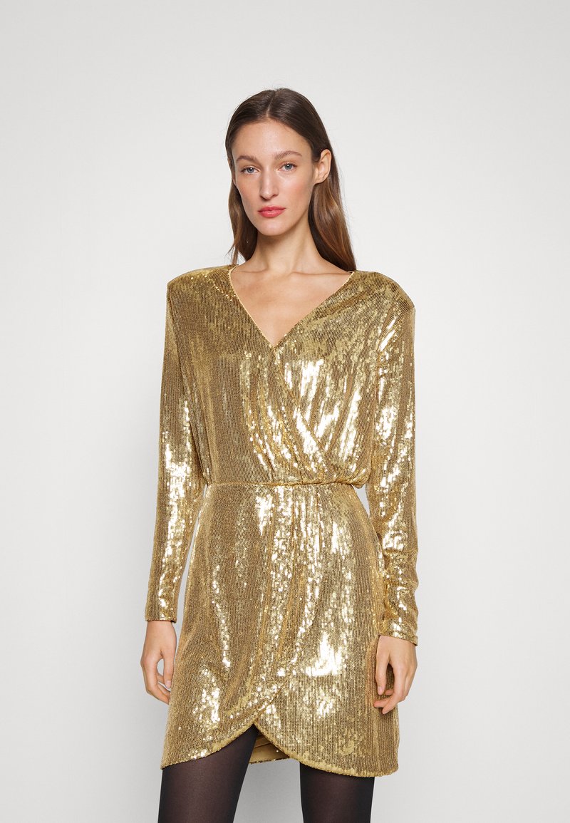 BOSS EPALLETA Cocktail dress / Party dress gold/goldcoloured