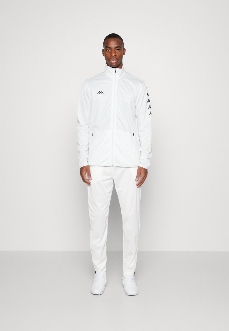 Kappa TRACKSUIT Trainingsanzug bright white/weiß Zalando.ch