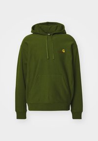 HOODED AMERICAN SCRIPT  - Hoodie - tarragon