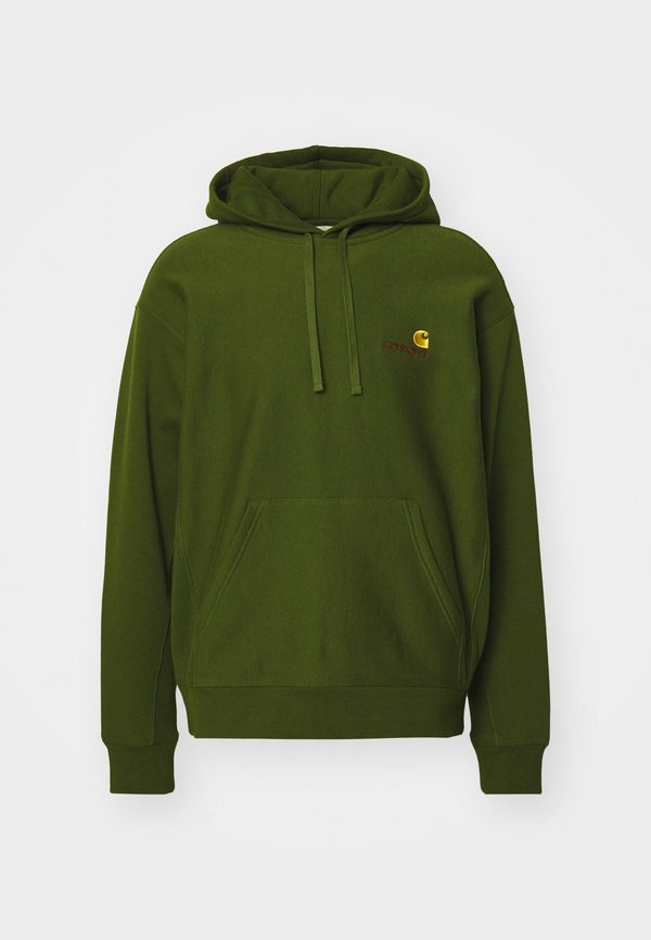 HOODED AMERICAN SCRIPT  - Hoodie - tarragon2