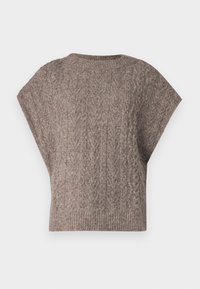 Pieces PCNOSIE PONCHO - T-shirt básica - fossil