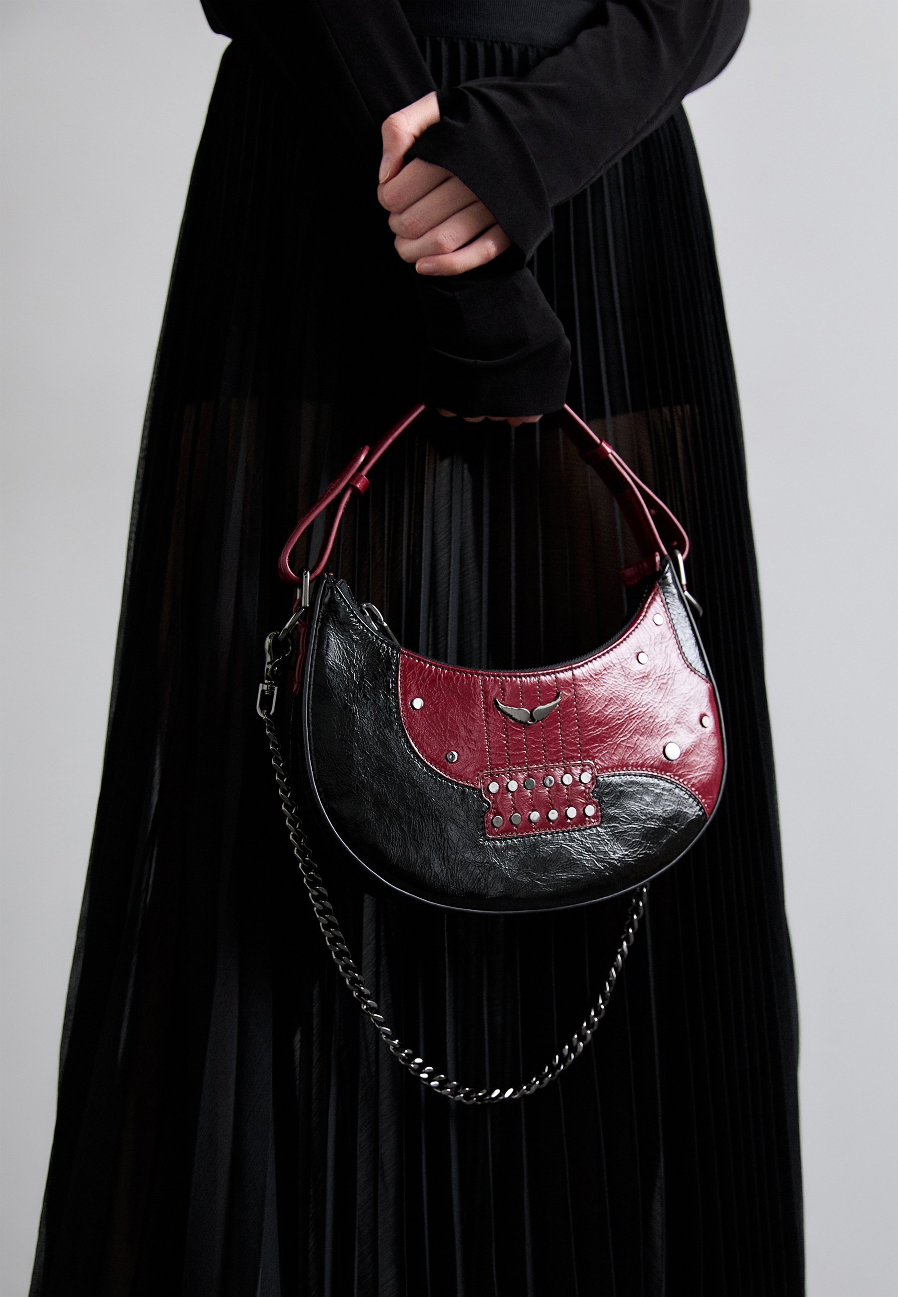 Zadig & Voltaire MOONROCK N ROLL - Handbag - beere/meliert