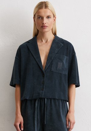 Marc O'Polo RELAXED SOFT - Button-down blouse - muted blue