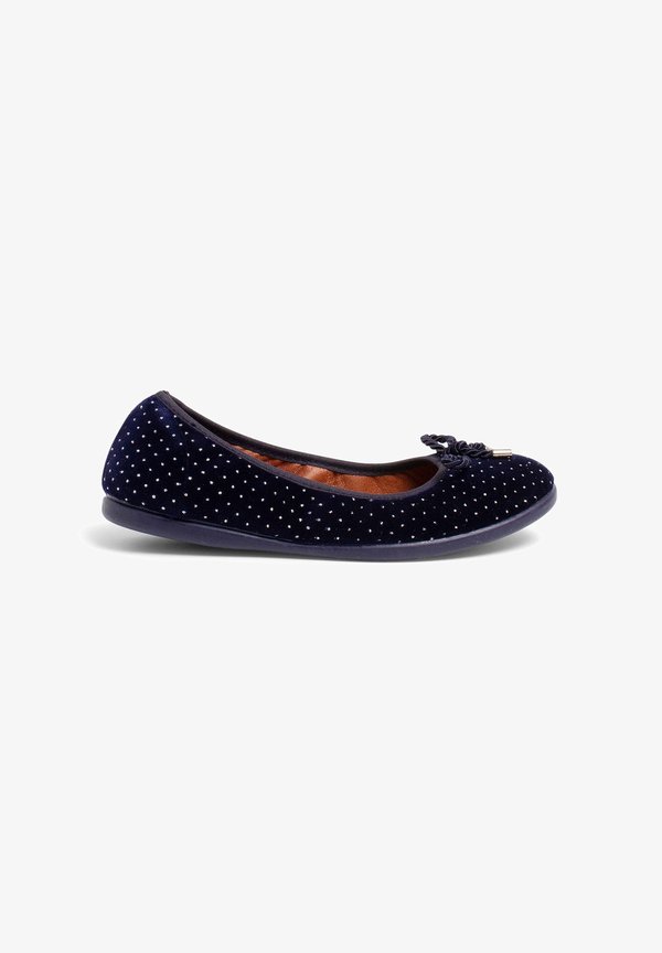 CON LAZO BRILLANTITOS – Klassischer Ballerina – azul marino