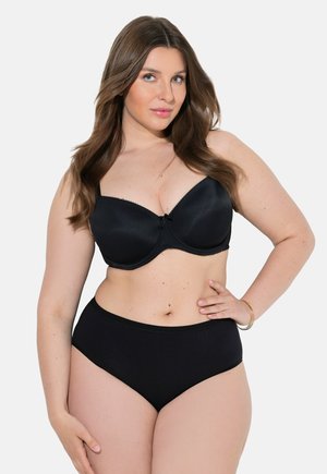 Ulla Popken, 2 PACK MIDI BRIEFS - Briefs - black