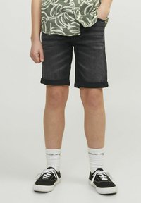 Jack & Jones Junior REGULAR FIT - Jeansshorts - black denim