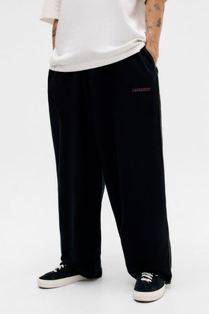 HARRI BAGGY JOGGER UNISEX - Tréningruha alsók - clean black