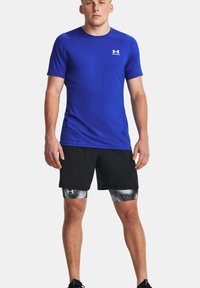 Under Armour FITTED - Sport T-Shirt - blau