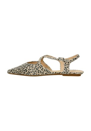 Slingback ballet pumps - beżowy