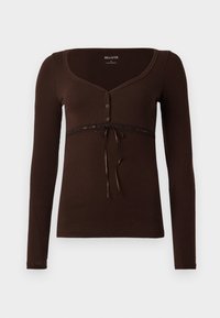 HENLEY - Camiseta de manga larga - brown