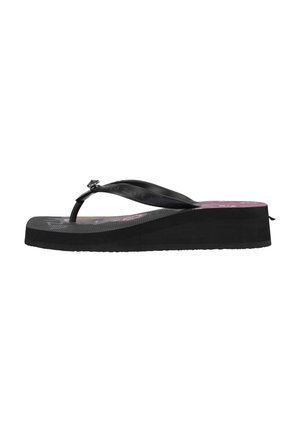 Uzurii BEACH PRINTED CLAUDIA - Teenslippers - black