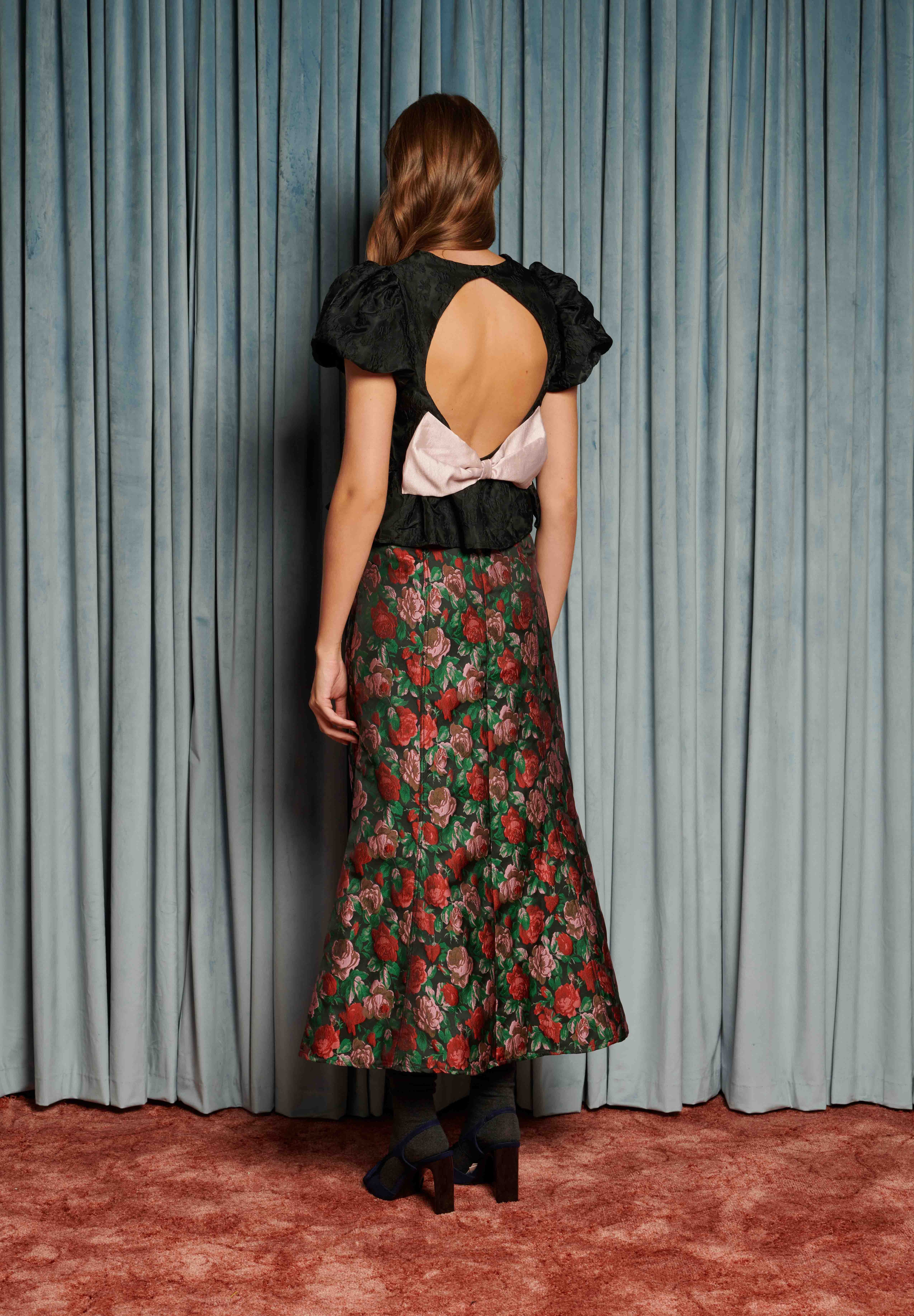 Sister Jane FANTASY JACQUARD - A-line skirt - black - Zalando.co.uk