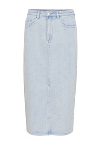 ROMY - Bleistiftrock - medium blue denim