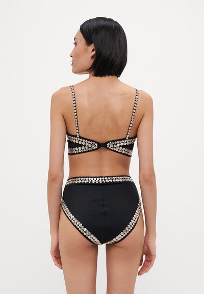 Norma Kamali STUD UNDERWIRE BRA - Vrchný diel bikín - black