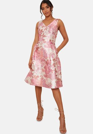 SLEEVELESS FLORAL PRINTED - Robe de soirée - pink
