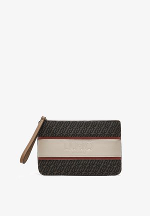 LIU JO, LIU JO MONOGRAM JACQUARD CLUTCH - Clutch - brown