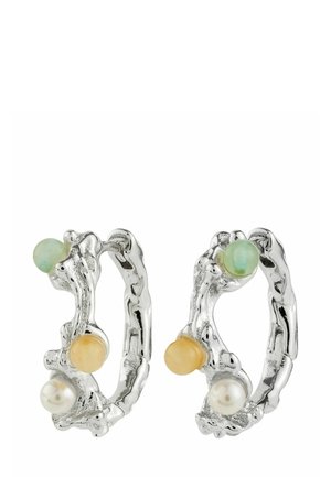 IRIS HOOP - Ohrringe - silver-coloured plated