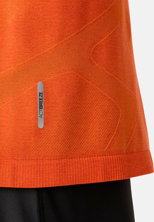 ASICS ROAD SEAMLESS SS TOP - Basic T-shirt - energy orange — photo 5
