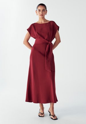 Jerseykleid - burgundy
