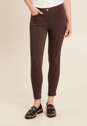 5-POCKET - Jeans Skinny Fit - marron foncé