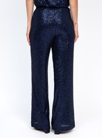 AN'GE PANTONA - Pantalon classique - marine