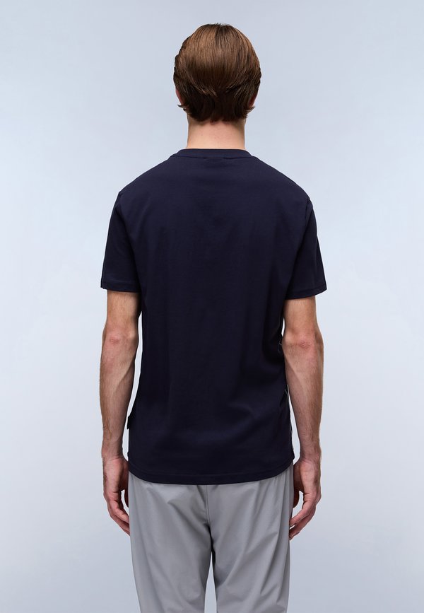 S-AYLMER - Print T-shirt - blu marine2