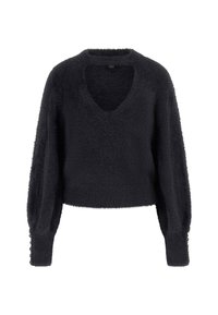 FLAUSCHIGER  - Stickad tröja - schwarz