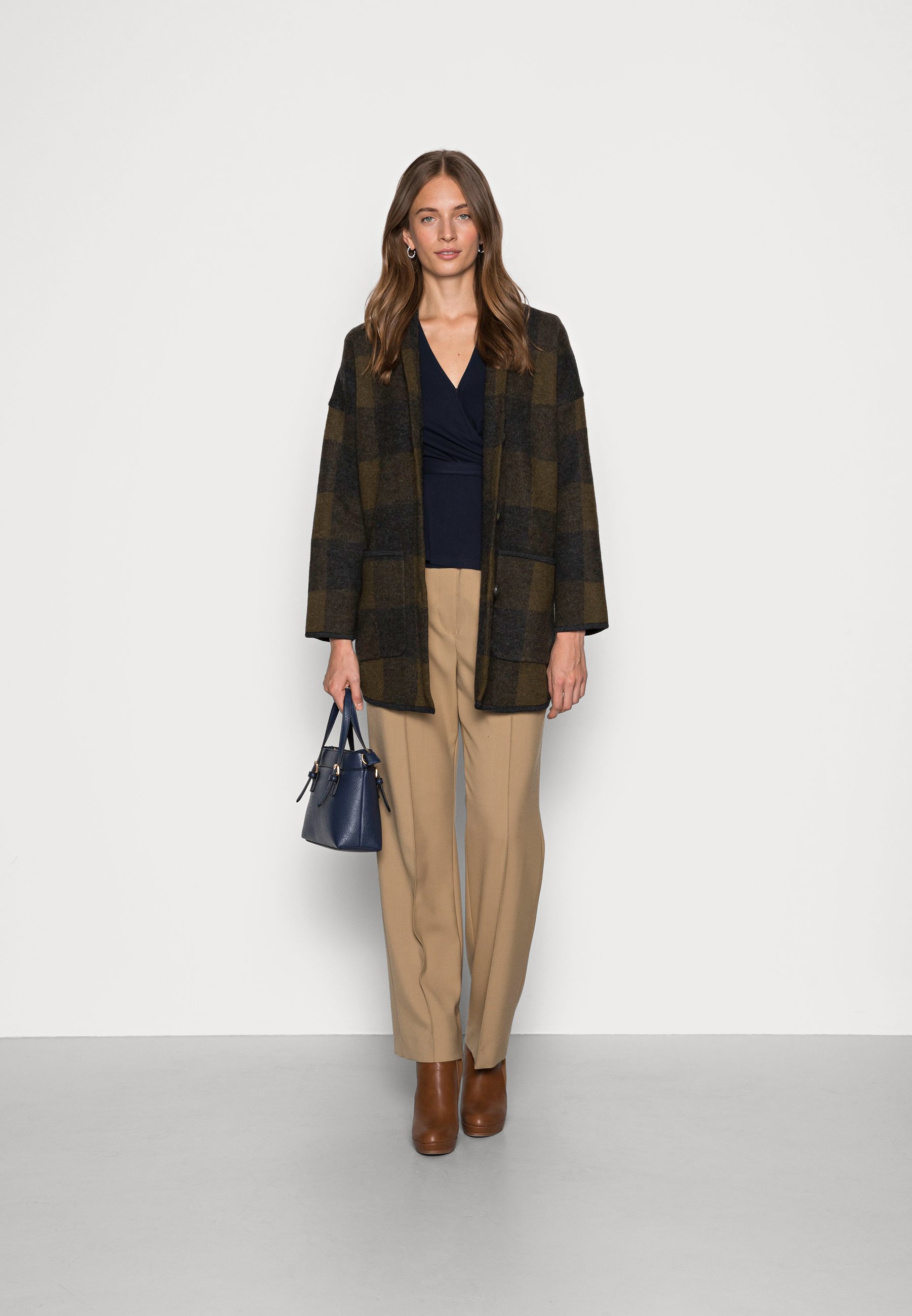 Damen PLAID COAT DIRECT EXCLUSIVE - Strickjacke Damen PLAID COAT DIRECT EXCLUSIVE - Strickjacke