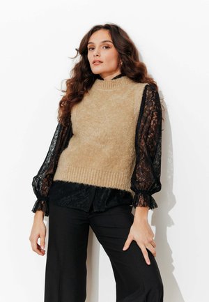 Veste sans manches - ecru