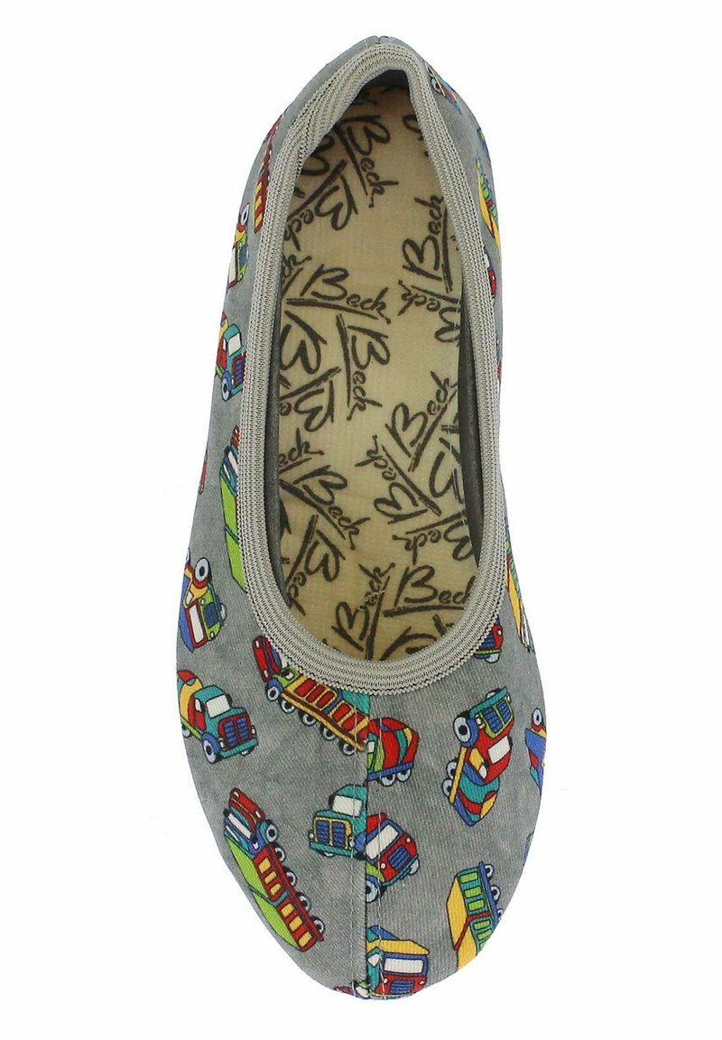 Kinder Sneaker | Beck LKW Hausschuh grau - SZ75091 Kinder Sneaker | Beck LKW Hausschuh grau - SZ75091