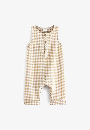 CRINKLE - Jumpsuit - neutral gingham