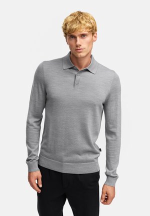 Poloshirt - lt grey mix