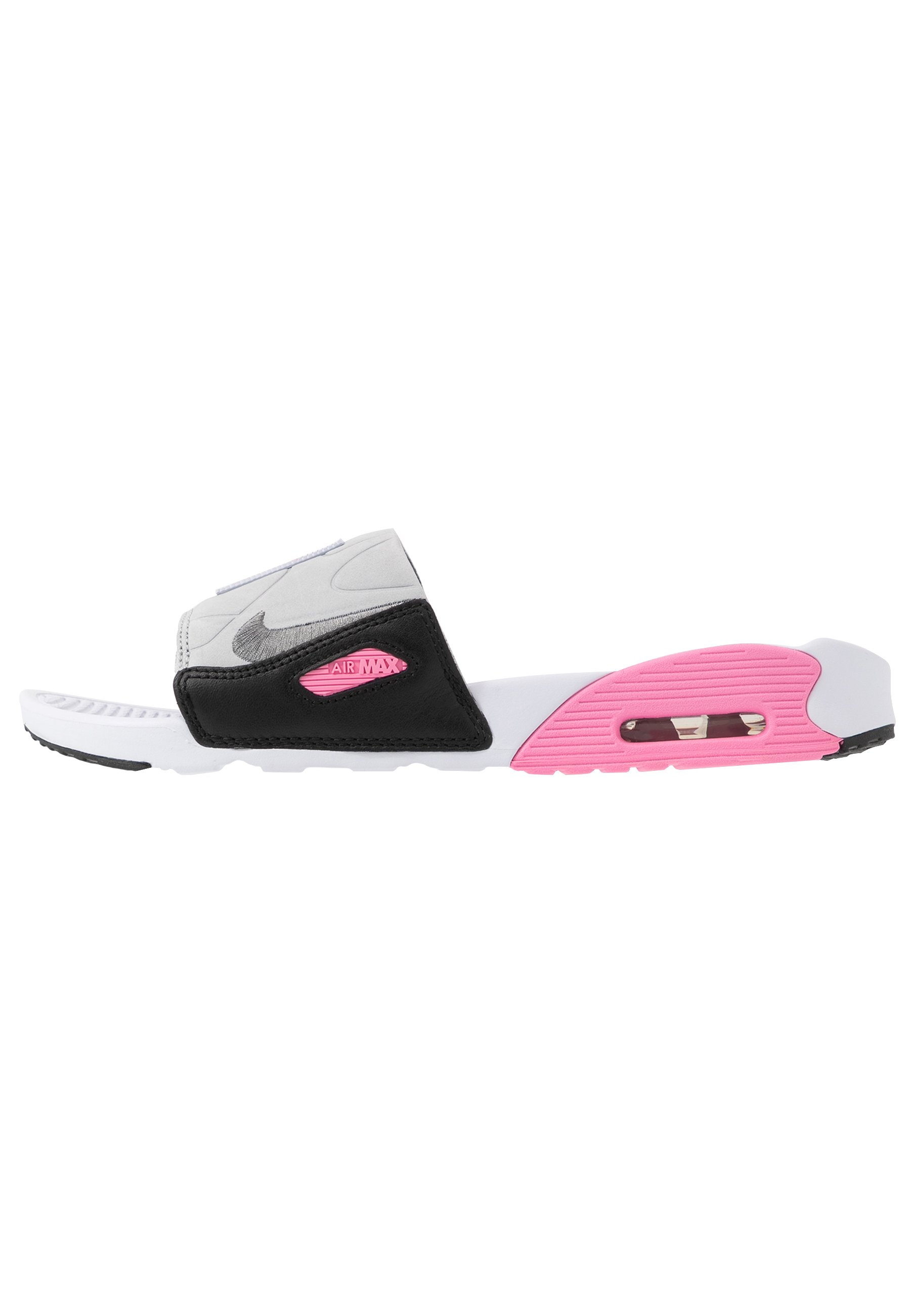 Nike Sportswear NIKE AIR MAX 90 DAMEN-SLIDES - Badslippers - white/cool  grey/rose/pure platinum/black/wit - Zalando.nl